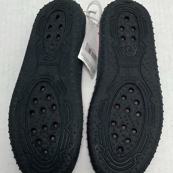 Girl's Size 1 Beachsocks Aqua Sock Water Shoes - Picture 4 of 7